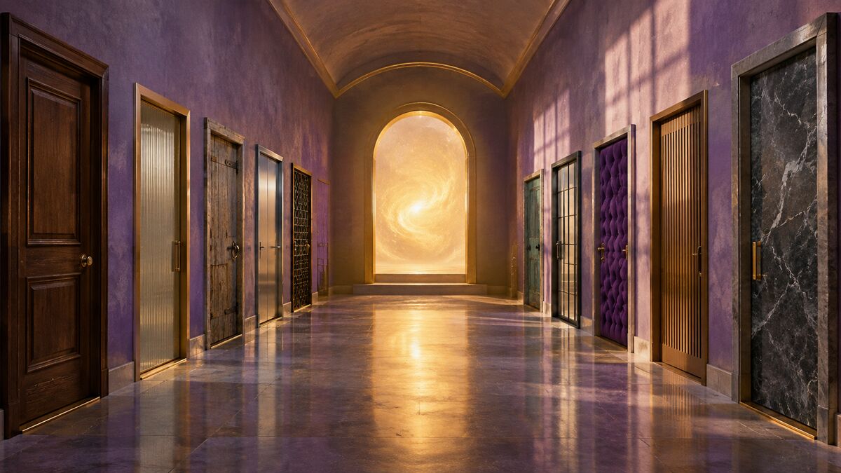AI-generated illustration: Ten doors into an LLM application