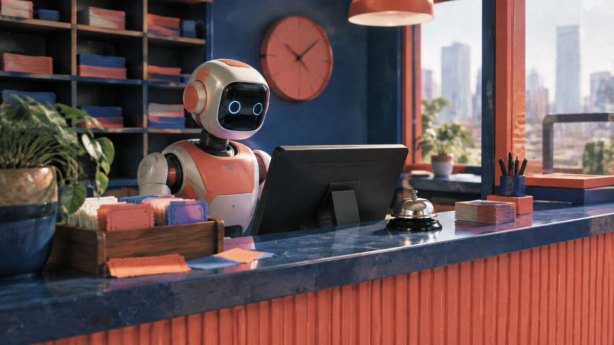 AI-generated illustration: RyzenDesk code review: serious security work with one open chat door