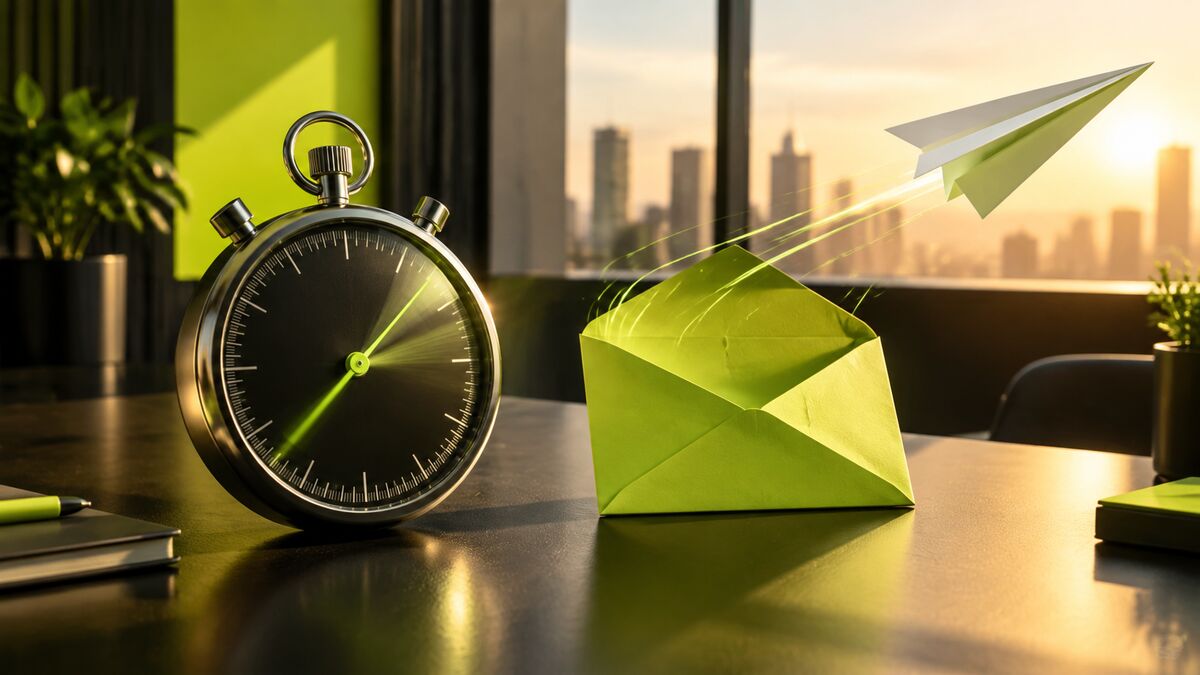 AI-generated illustration: fast-mailer: how taking the model out of the send step cut an email to seconds