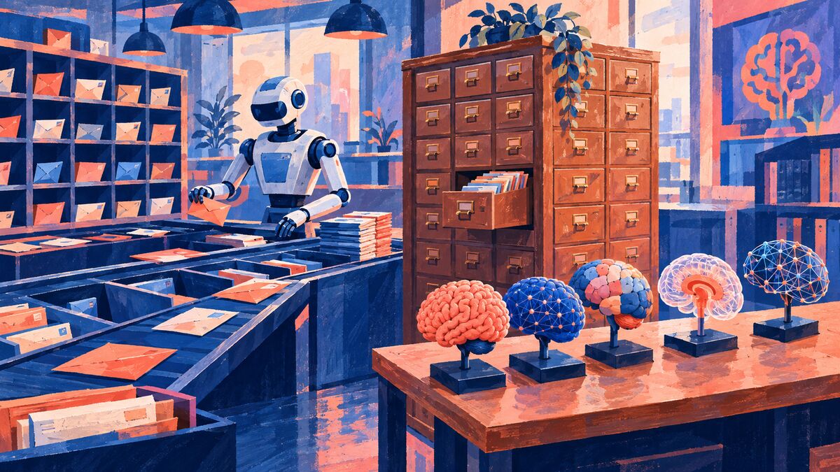 AI-generated illustration: AI Extensions: AWS messaging skills, local memory and multi-model consultation