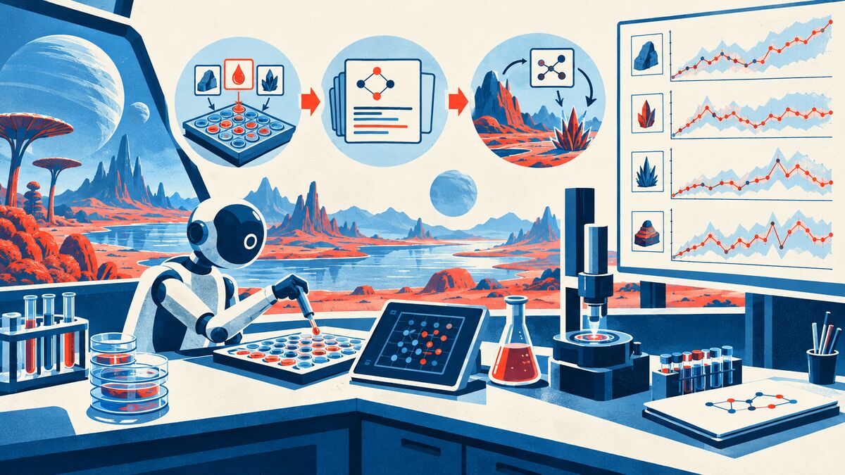 AI-generated illustration: ExplorationBench: when an agent has to discover the rules