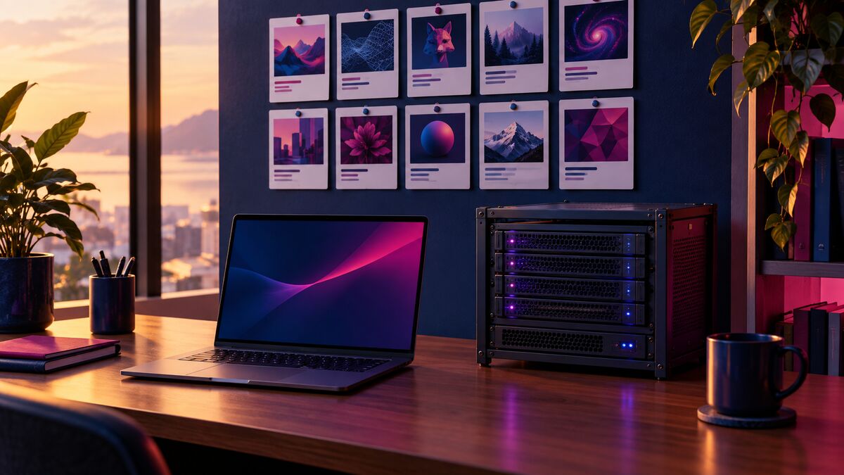 AI-generated illustration: MLX Studio on Mac: the local AI app is a server, a model manager and a trust boundary