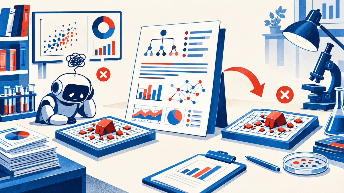 AI-generated illustration: The explanation is not the repair: reading the Agent Error Dataset