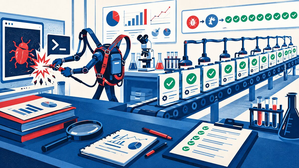 AI-generated illustration: Which failure to fix next: reading ActiveSaddler