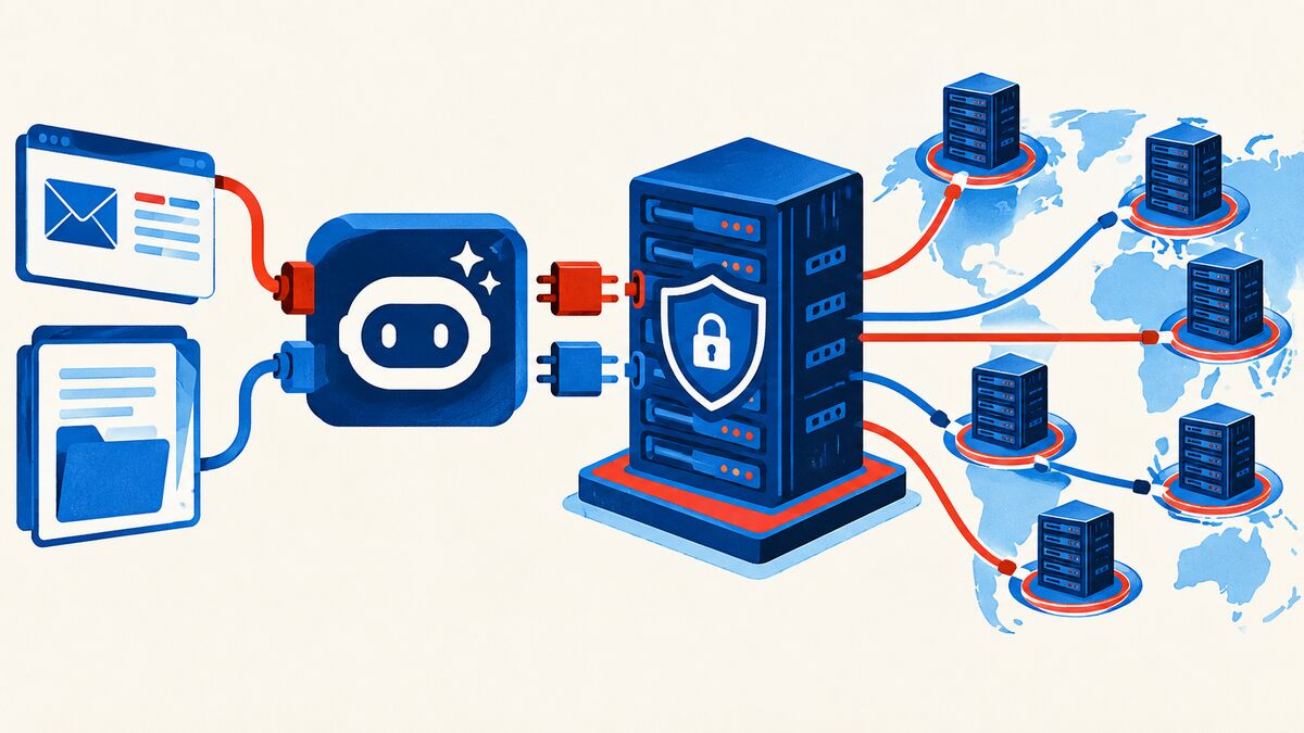 AI-generated illustration: AI Extensions: Workspace MCP 2.0 and AWS MCP Server in six more Regions